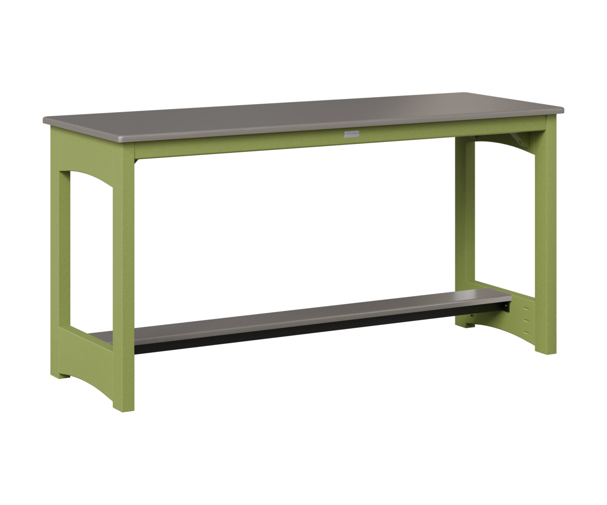 Balcony Table - Hammered Top - Poly Base - Dining Height