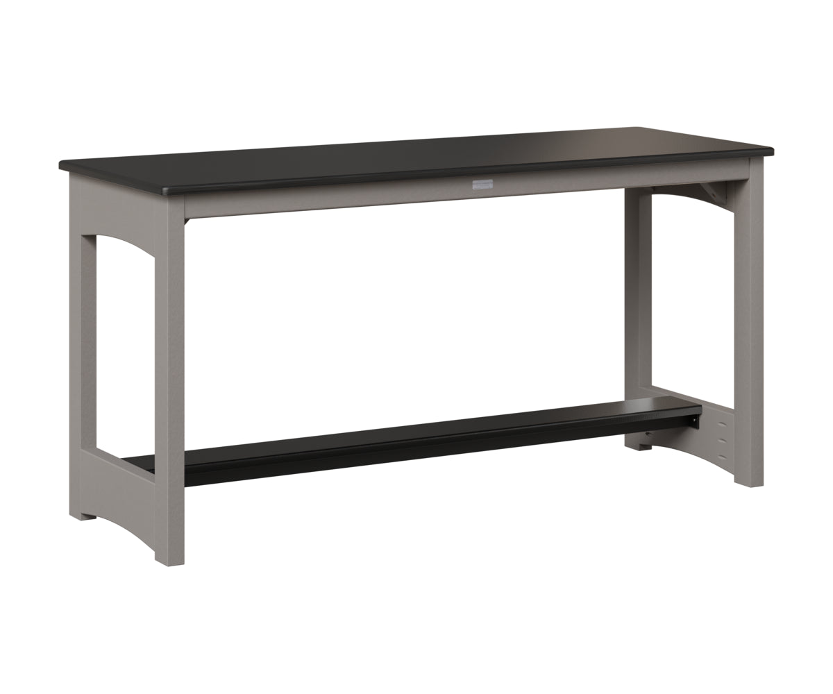 Balcony Table - Hammered Top - Poly Base - Dining Height