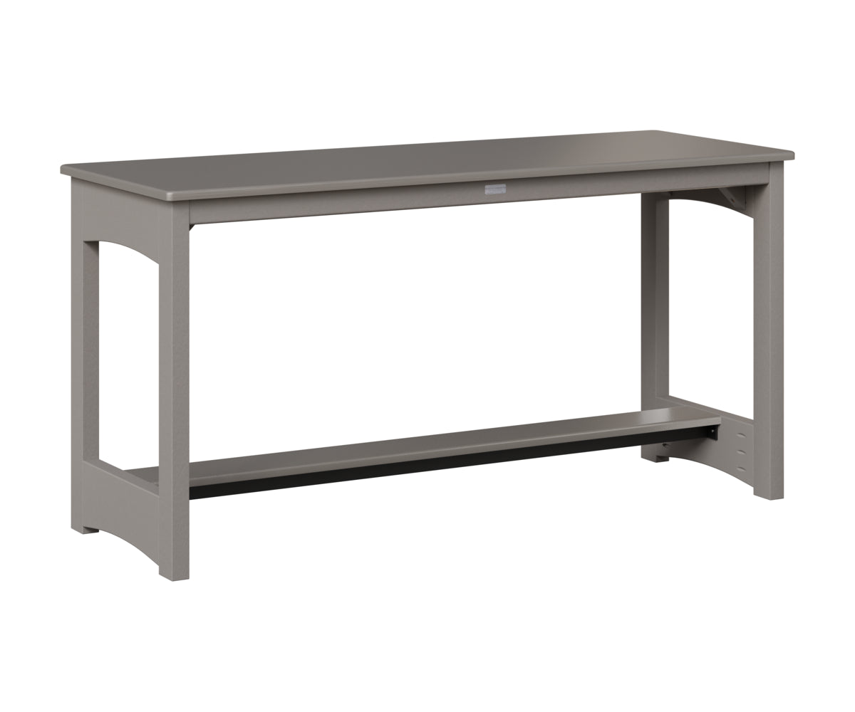 Balcony Table - Hammered Top - Poly Base - Dining Height