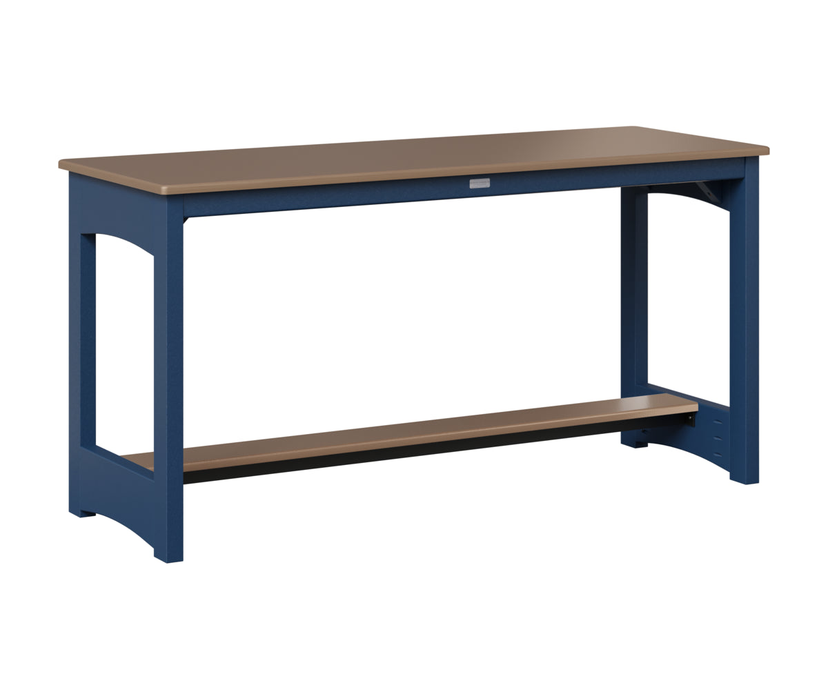 Balcony Table - Hammered Top - Poly Base - Dining Height