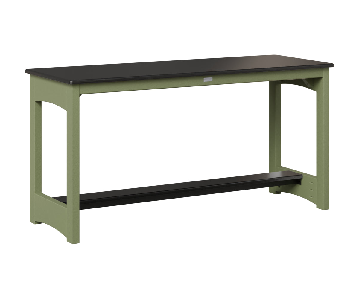Balcony Table - Hammered Top - Poly Base - Dining Height