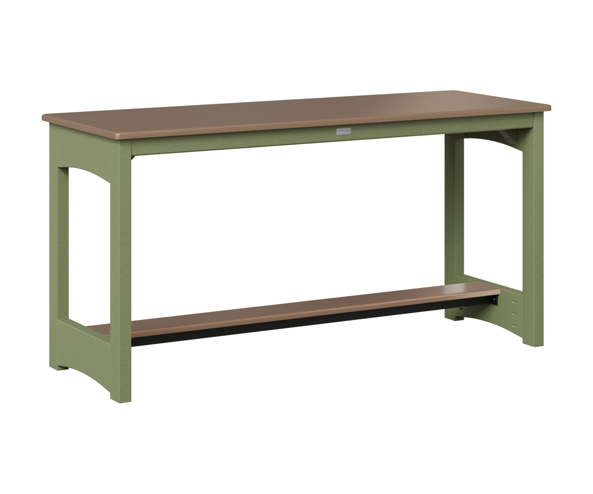 Balcony Table - Hammered Top - Poly Base - Dining Height