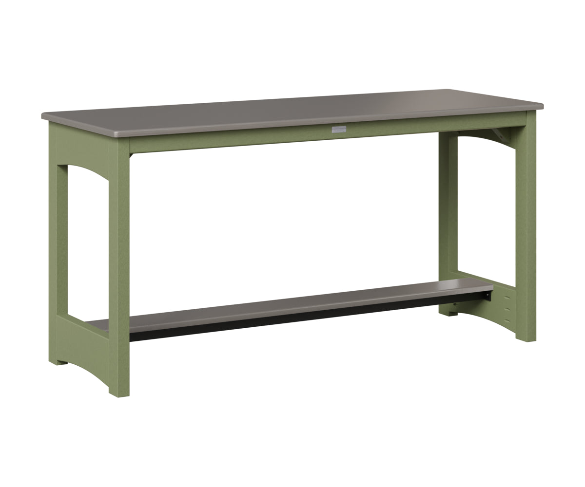 Balcony Table - Hammered Top - Poly Base - Dining Height