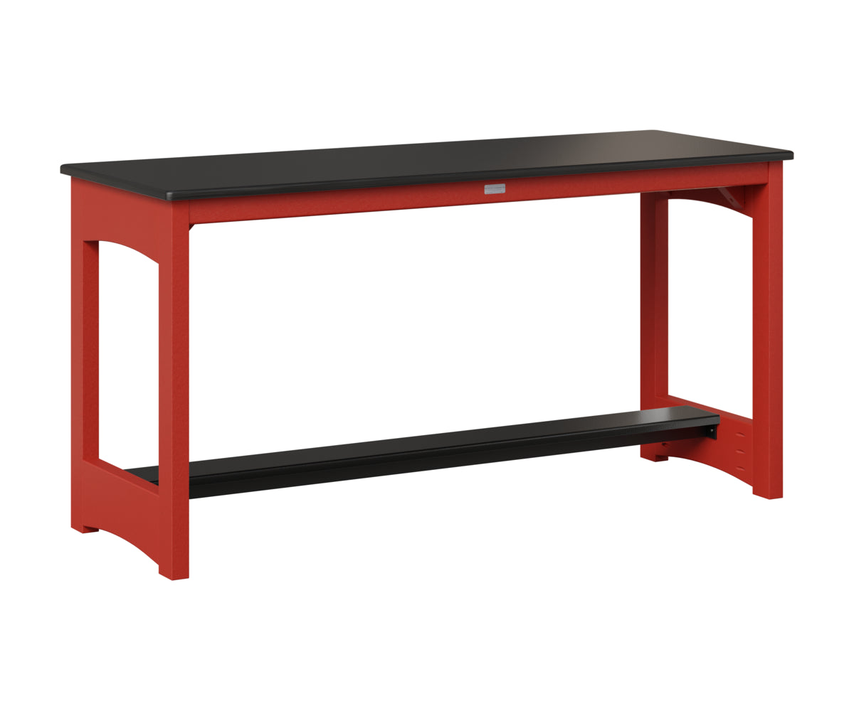 Balcony Table - Hammered Top - Poly Base - Dining Height