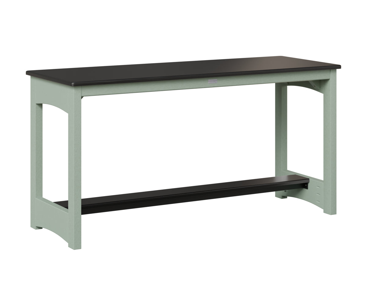 Balcony Table - Hammered Top - Poly Base - Dining Height