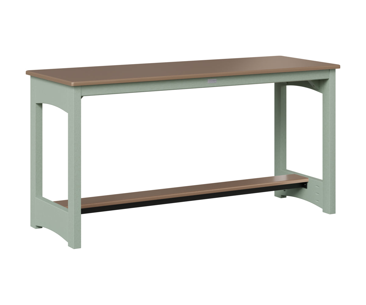 Balcony Table - Hammered Top - Poly Base - Dining Height