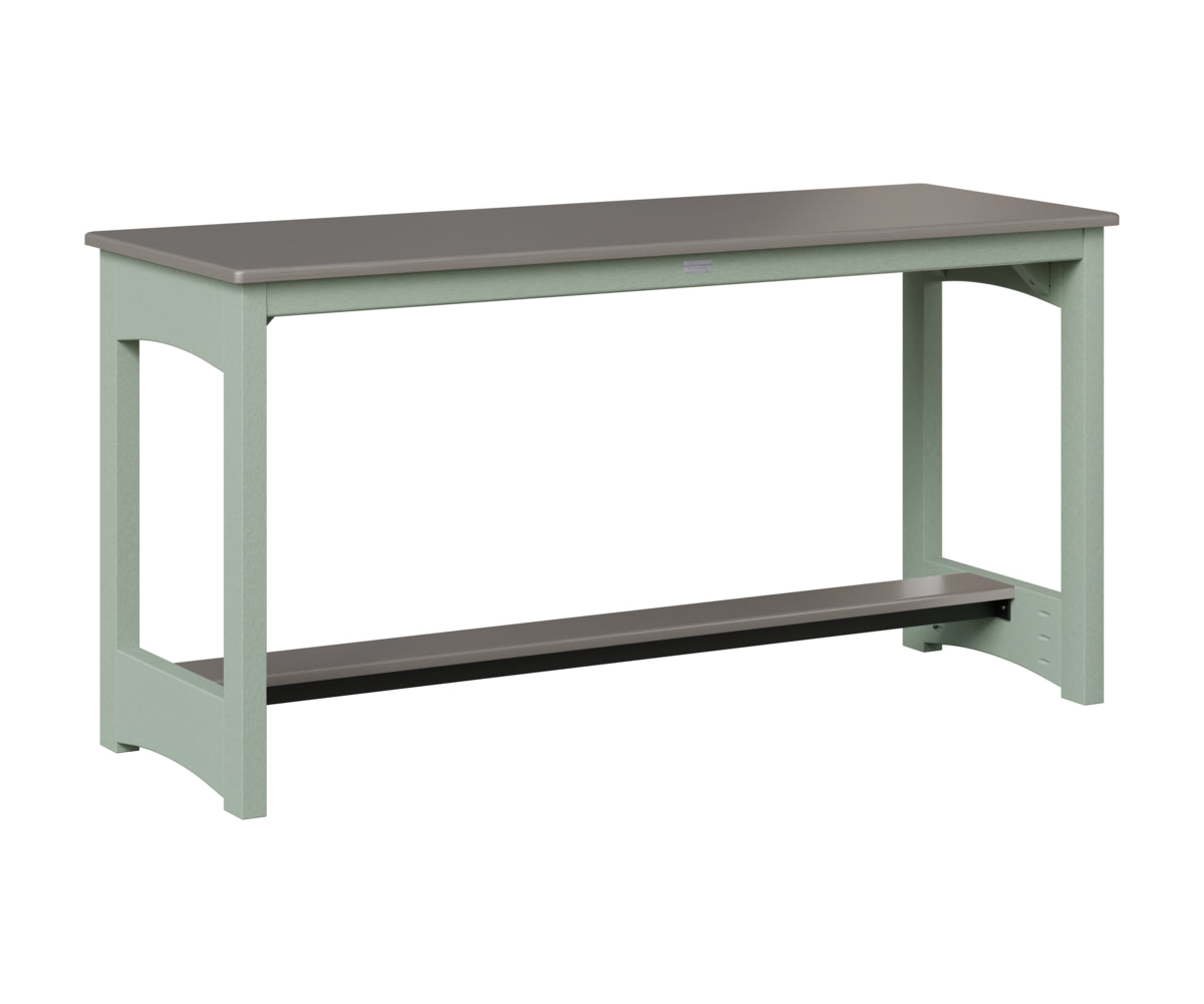 Balcony Table - Hammered Top - Poly Base - Dining Height
