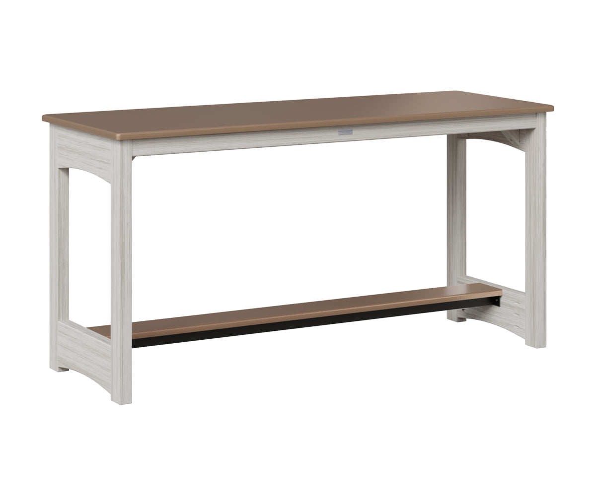 Balcony Table - Hammered Top - Poly Base - Dining Height