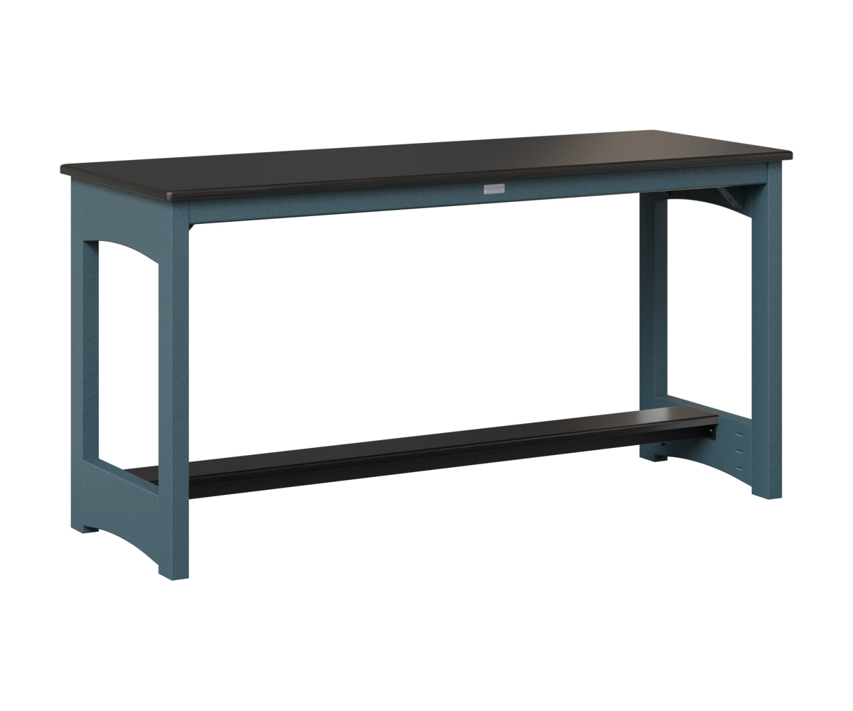 Balcony Table - Hammered Top - Poly Base - Dining Height