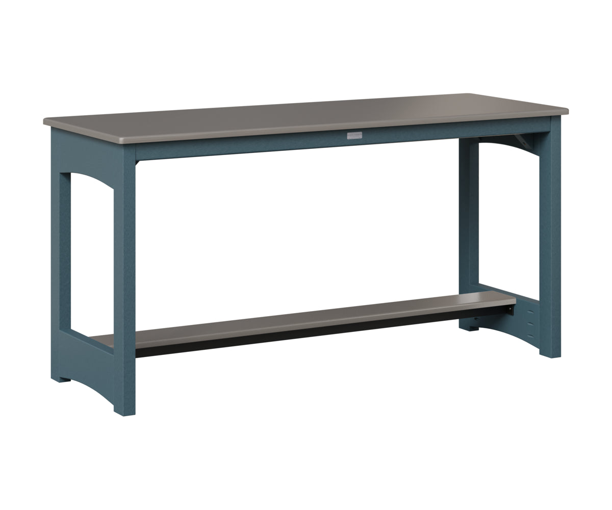 Balcony Table - Hammered Top - Poly Base - Dining Height