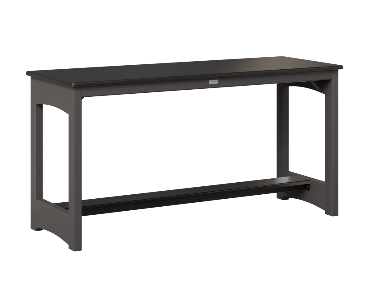 Balcony Table - Hammered Top - Poly Base - Dining Height