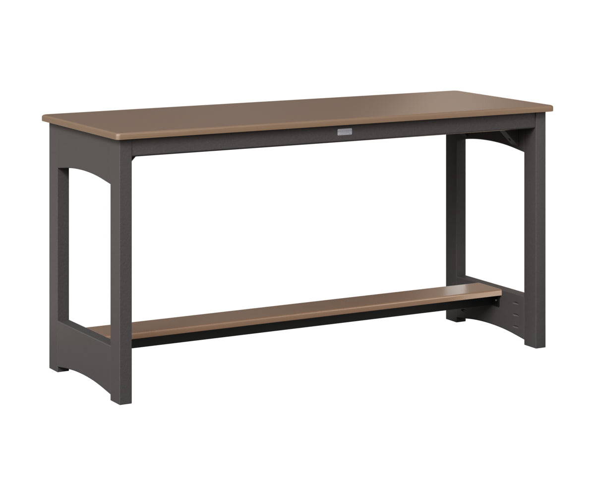 Balcony Table - Hammered Top - Poly Base - Dining Height