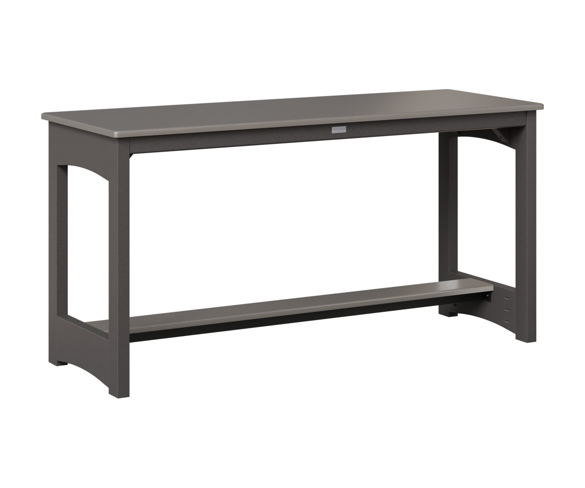 Balcony Table - Hammered Top - Poly Base - Dining Height