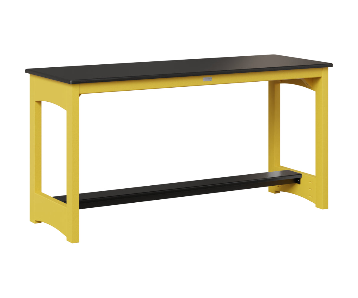 Balcony Table - Hammered Top - Poly Base - Dining Height