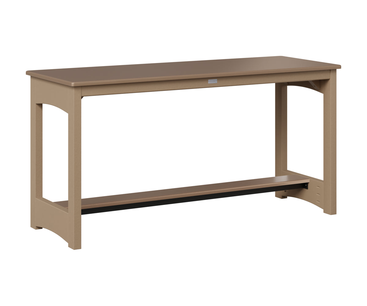 Balcony Table - Hammered Top - Poly Base - Dining Height