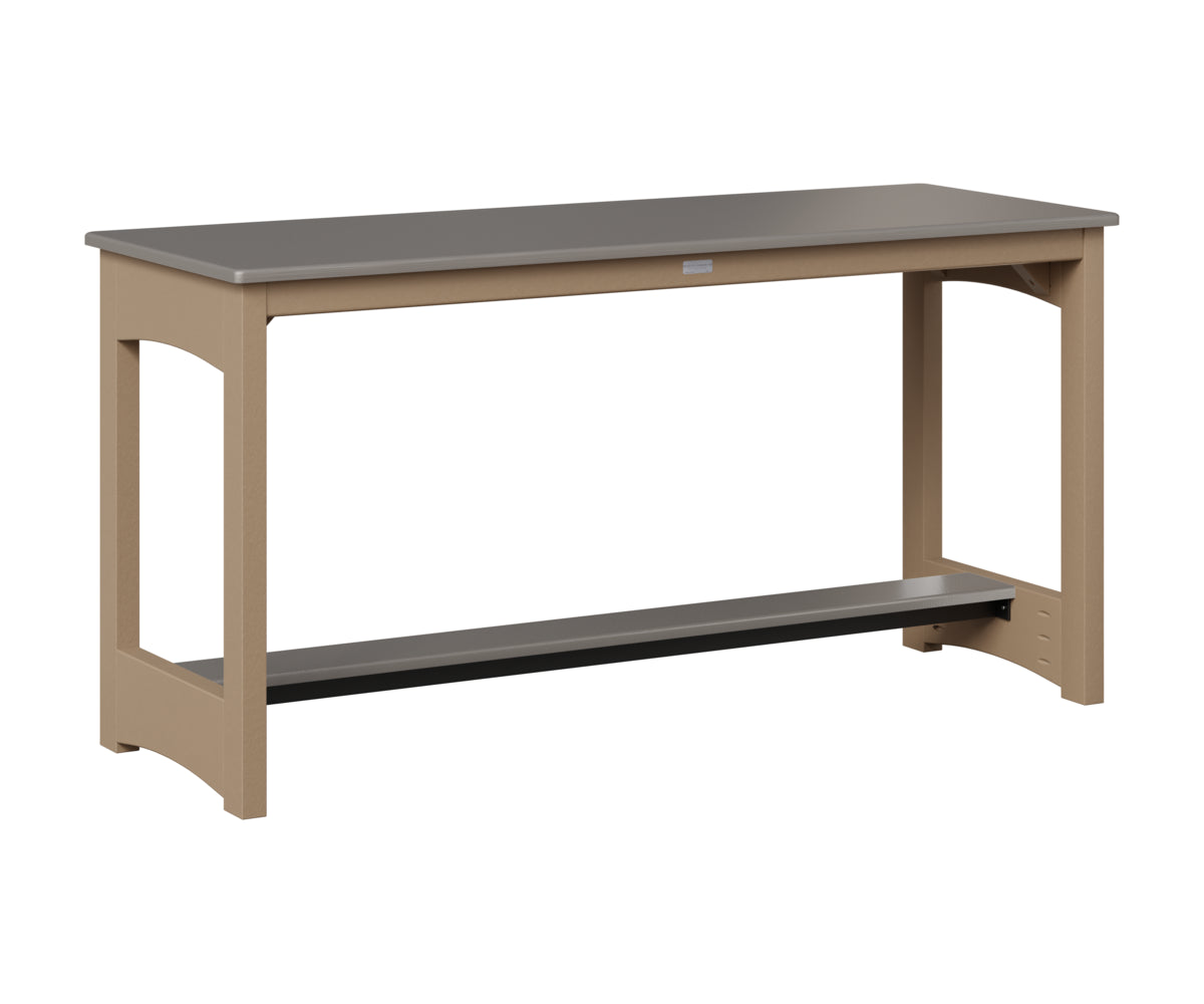 Balcony Table - Hammered Top - Poly Base - Dining Height