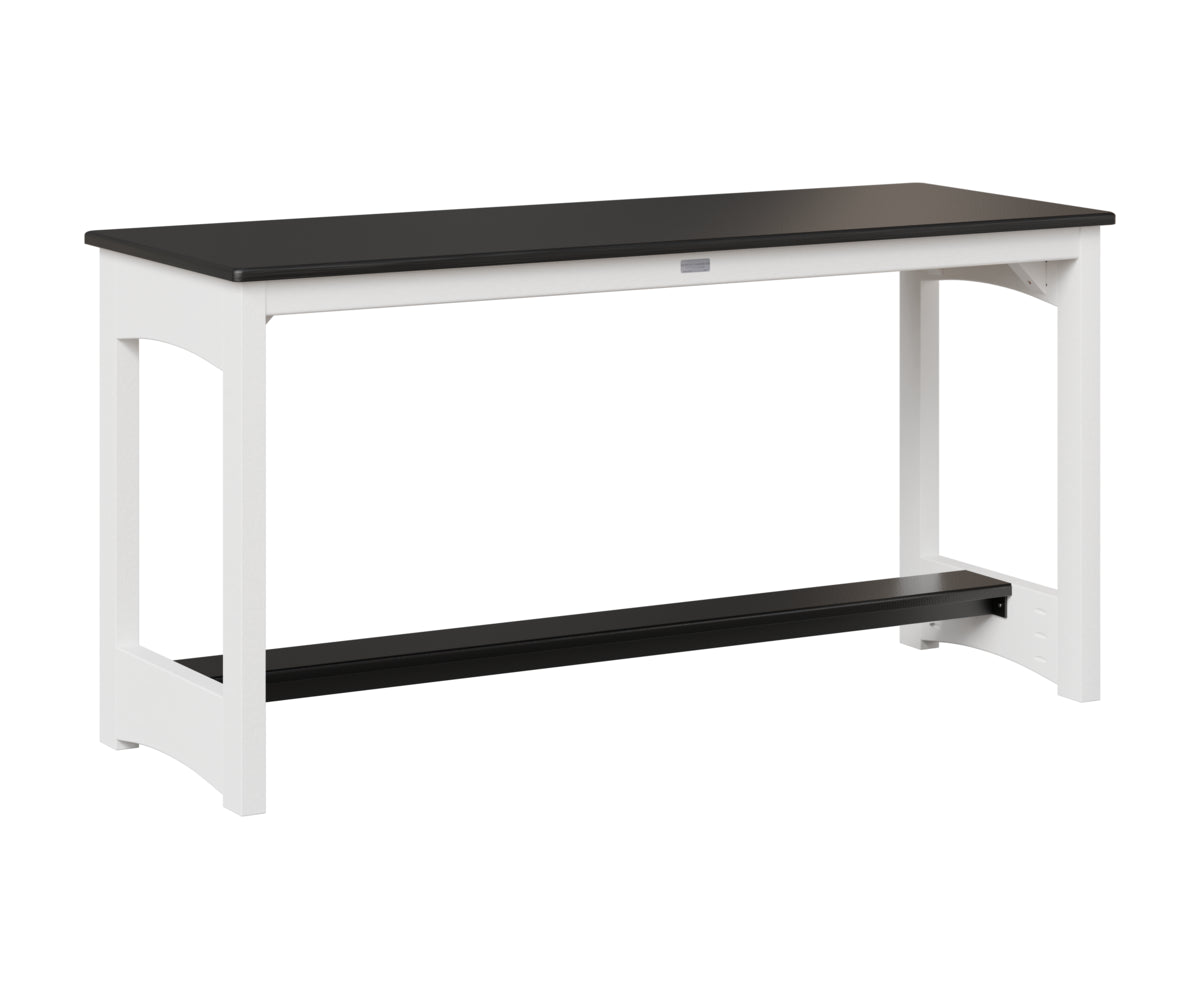 Balcony Table - Hammered Top - Poly Base - Dining Height