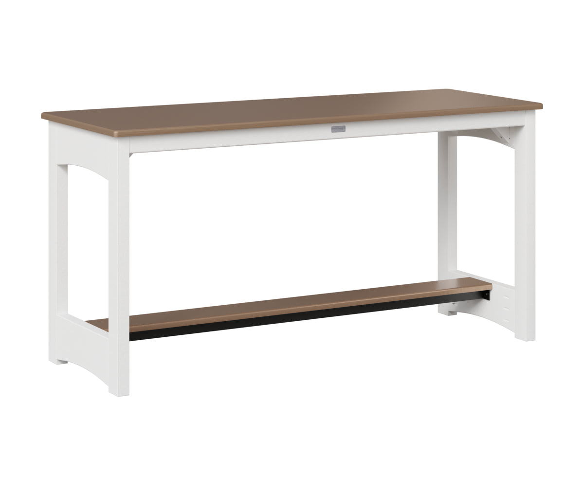 Balcony Table - Hammered Top - Poly Base - Dining Height
