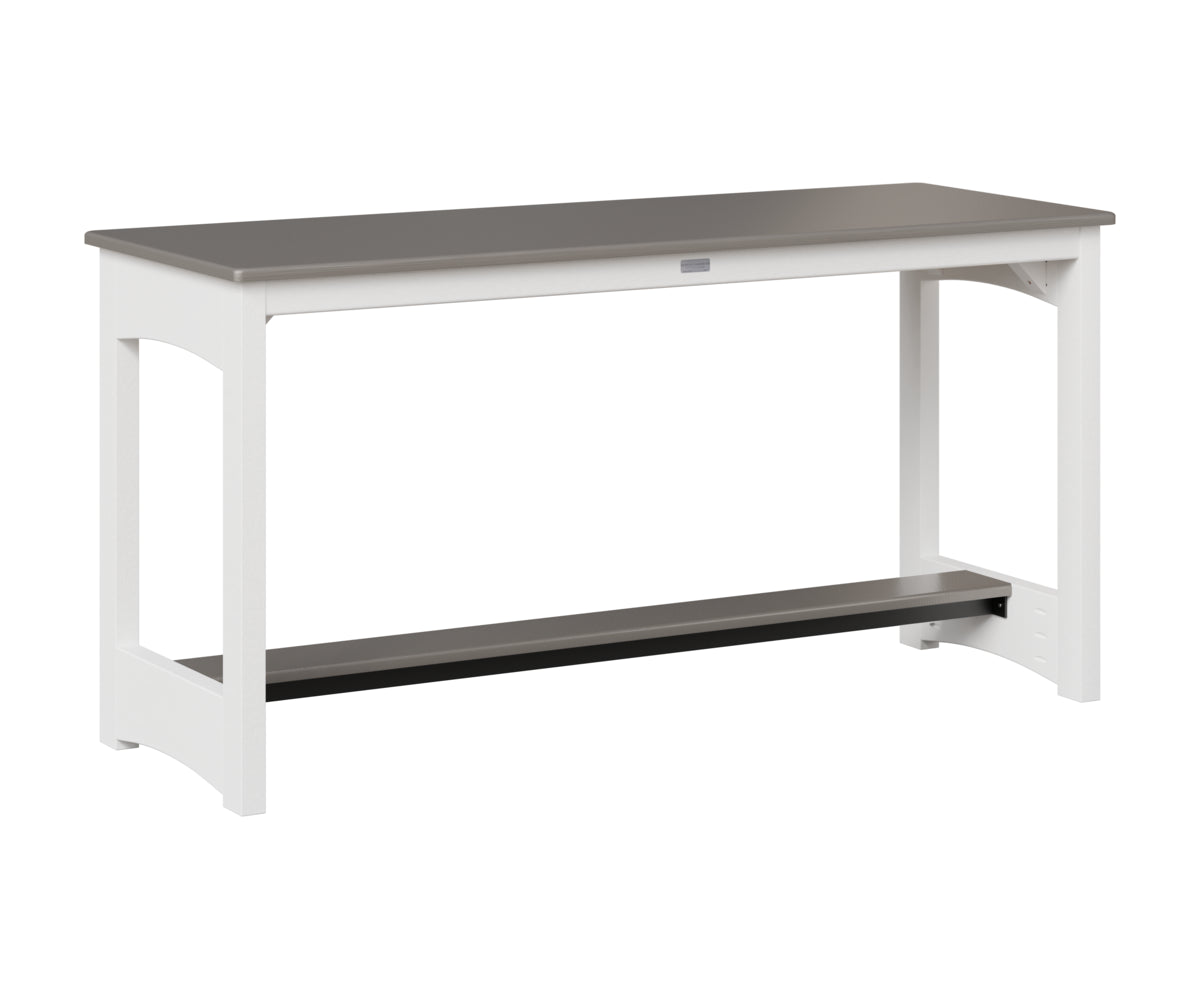 Balcony Table - Hammered Top - Poly Base - Dining Height