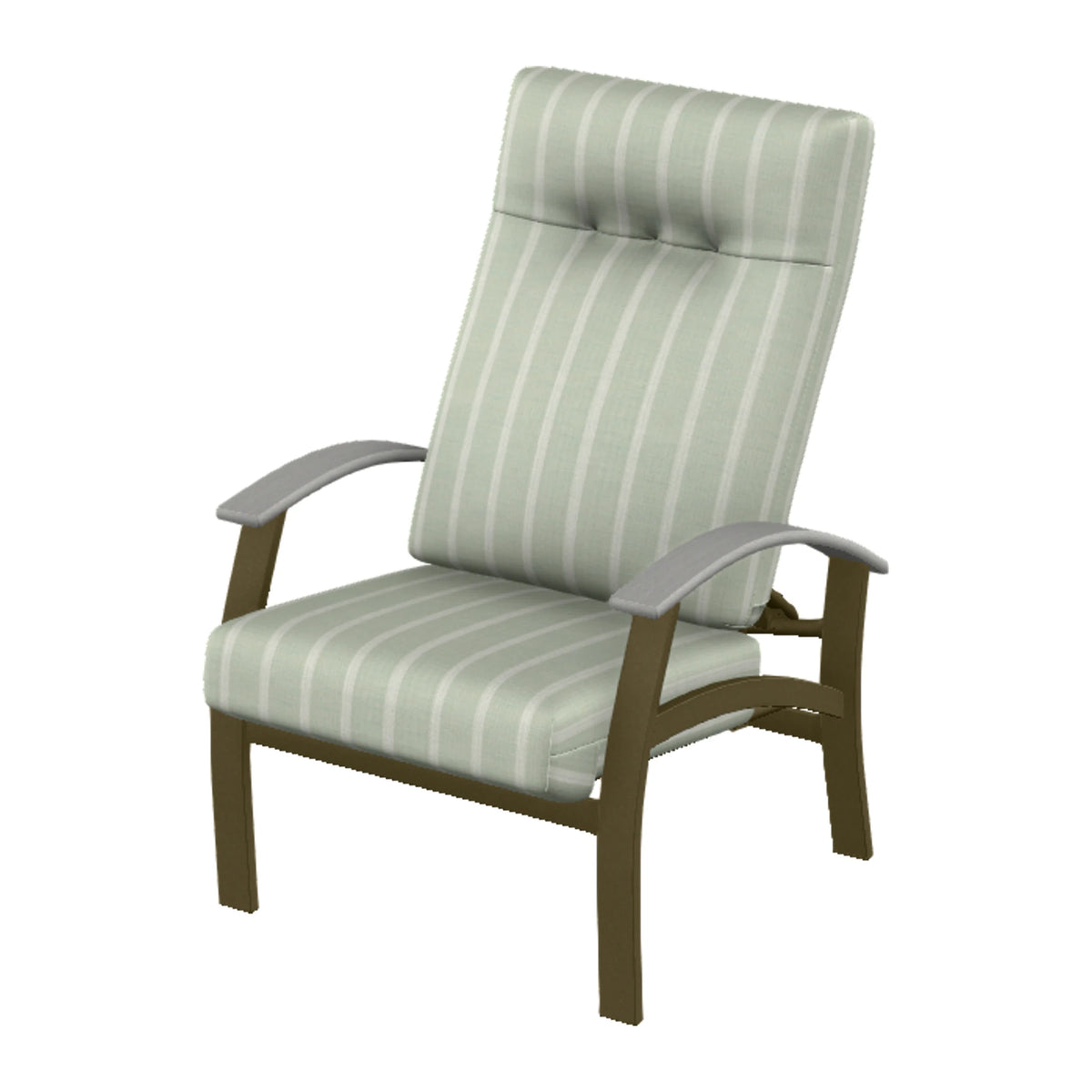 Belle Isle Cushion Supreme Height Adjustable Armchair — Beachwood PC / Cape Grey Accents