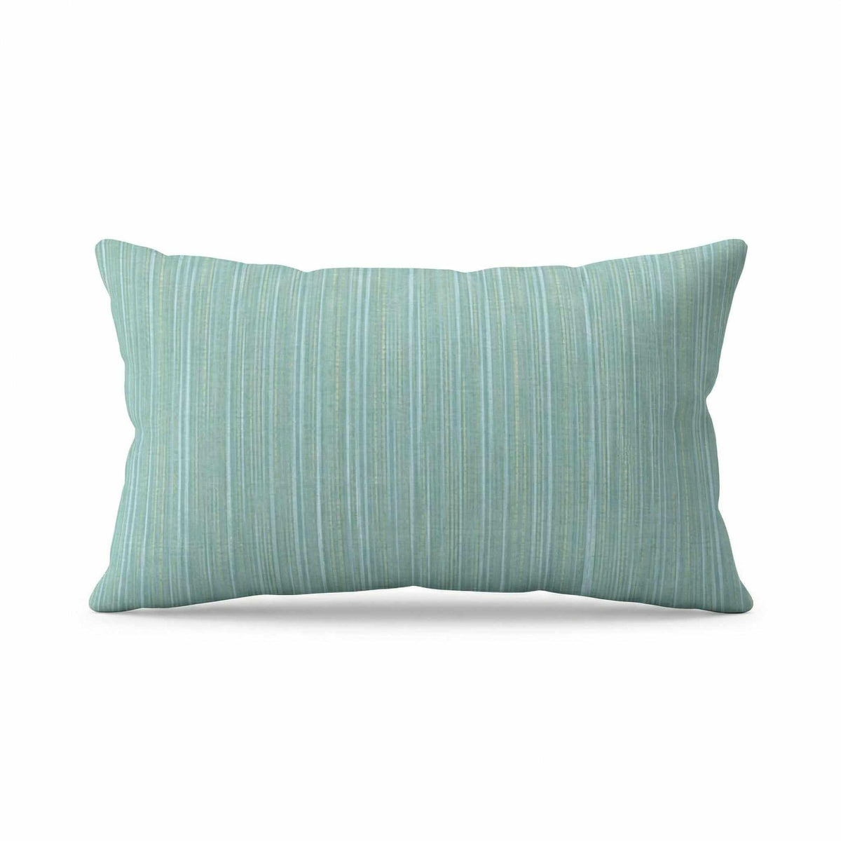 Berlin Gardens Lily Hive 9x22 fitted throw pillow in Dupione Celeste