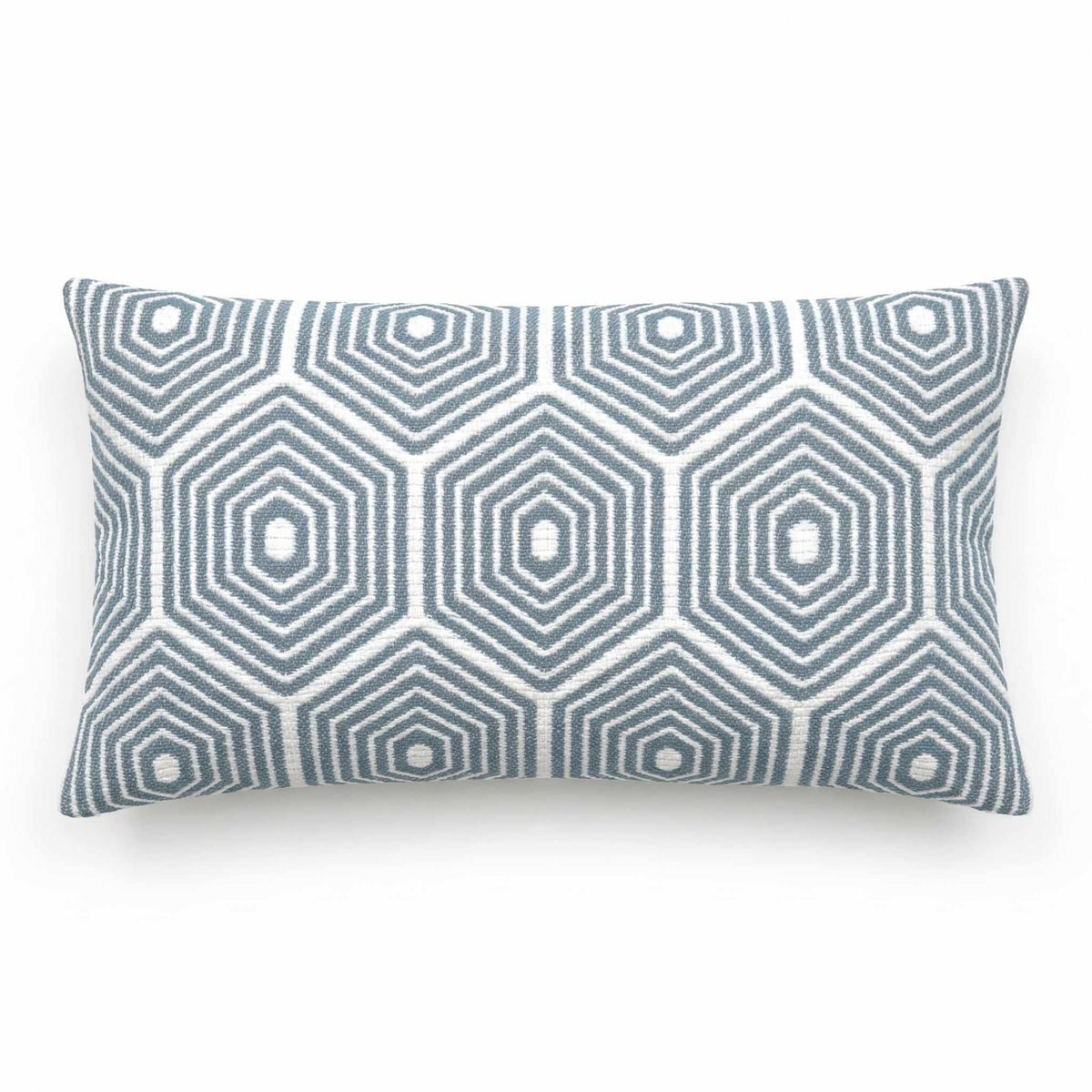 Berlin Gardens Lily Hive 9x22 fitted throw pillow in Schooner Sky