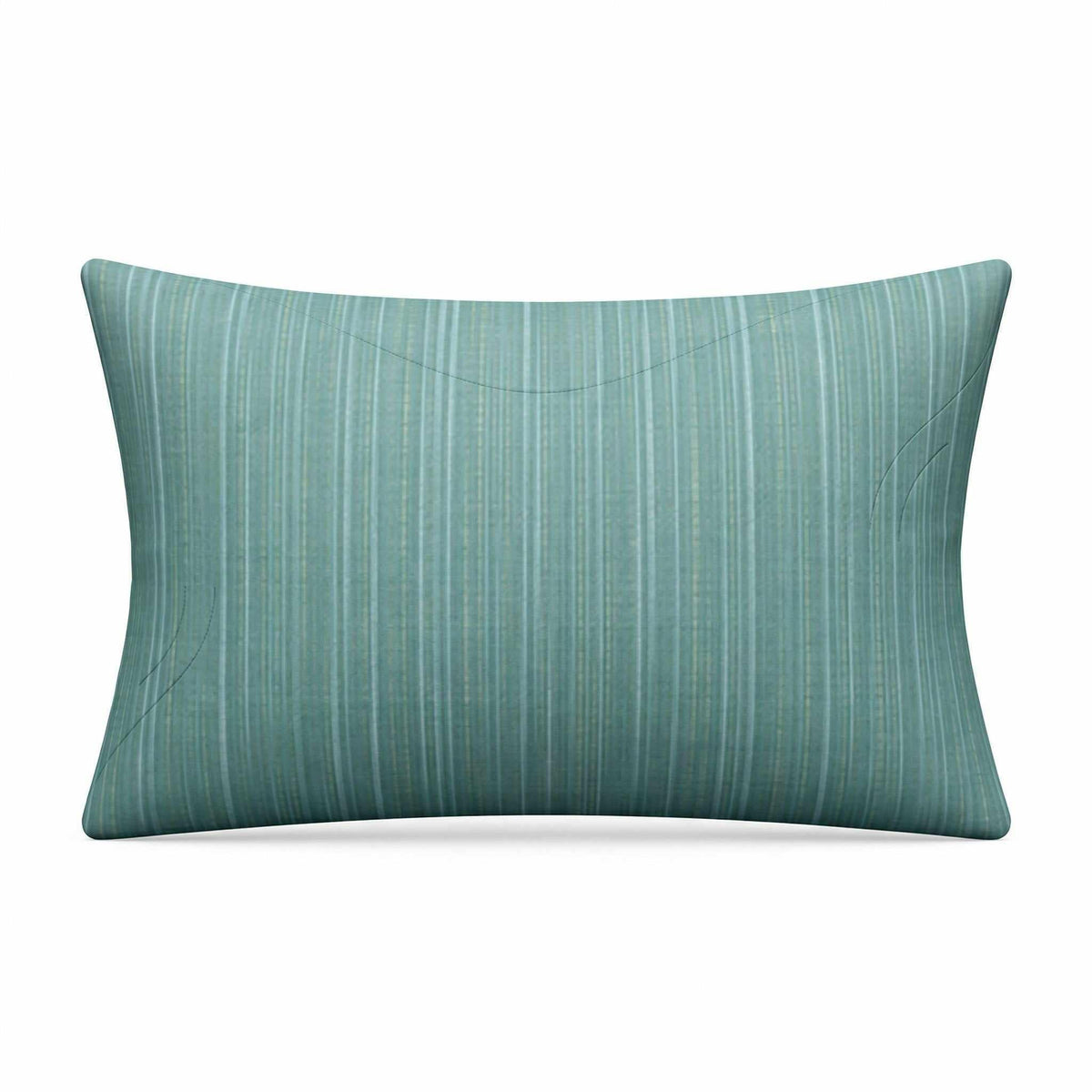 Berlin Gardens Lily Hive 13x20 fitted throw pillow in Dupione Celeste