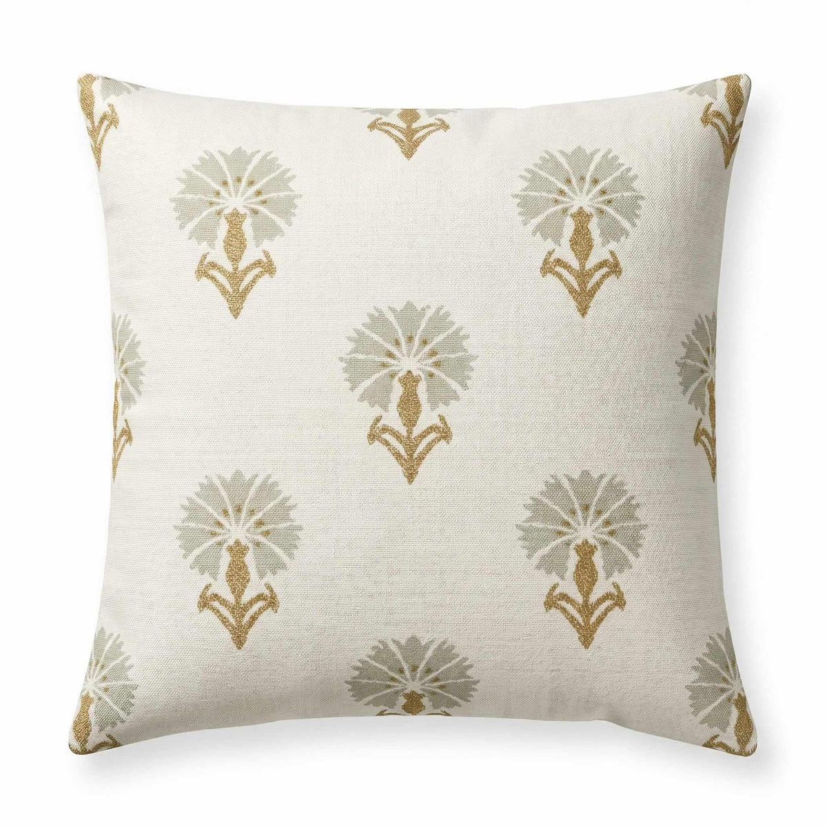 Berlin Gardens Lily Hive 20x20 fitted throw pillow in Mira Seasalt