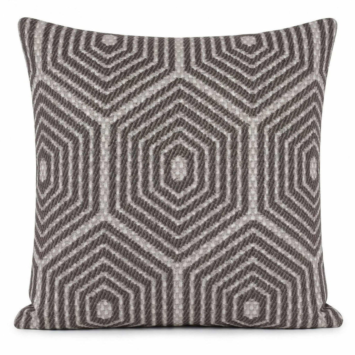 Berlin Gardens Lily Hive 24x24 fitted throw pillow in Schooner Dark Taupe