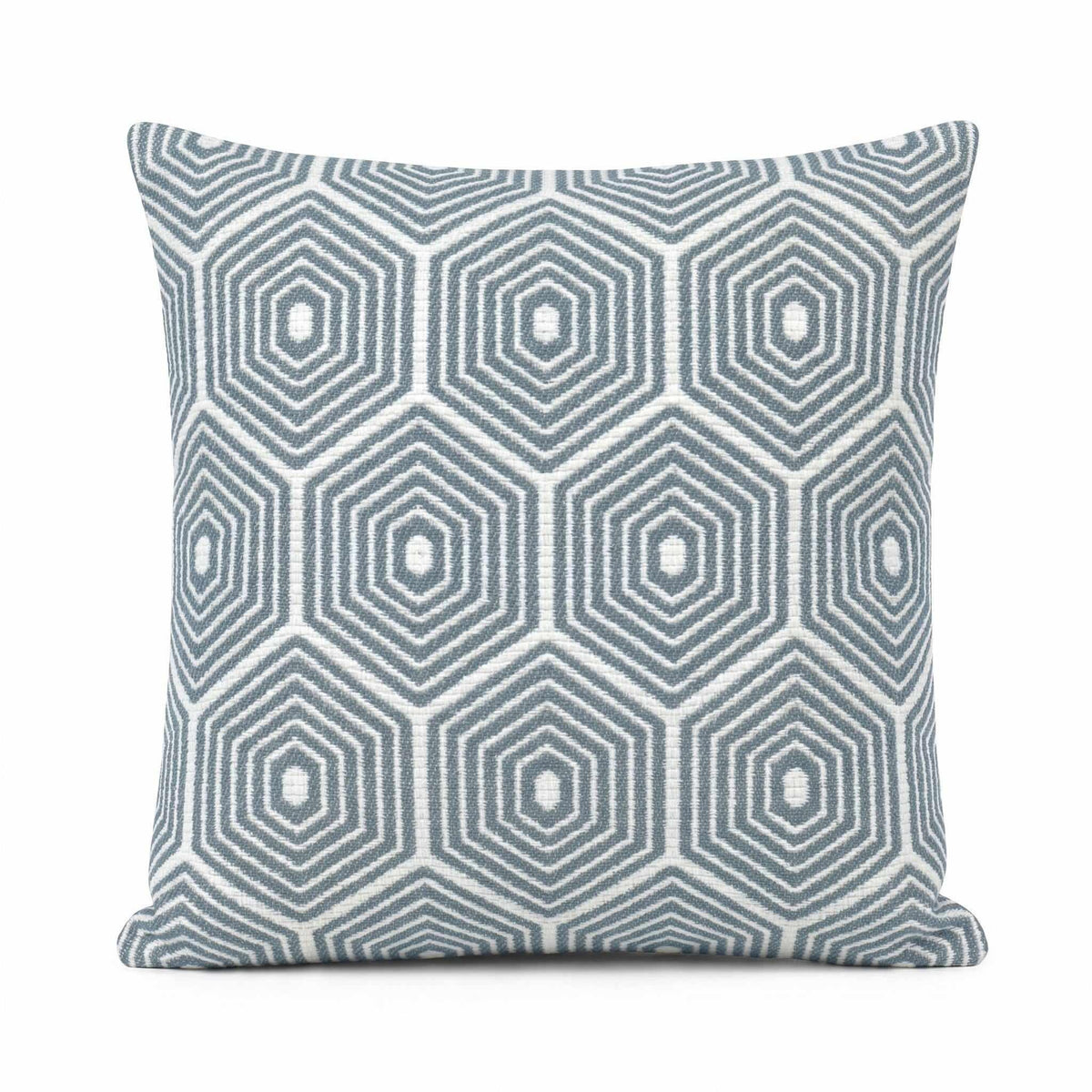 Berlin Gardens Lily Hive 24x24 fitted throw pillow in Schooner Sky