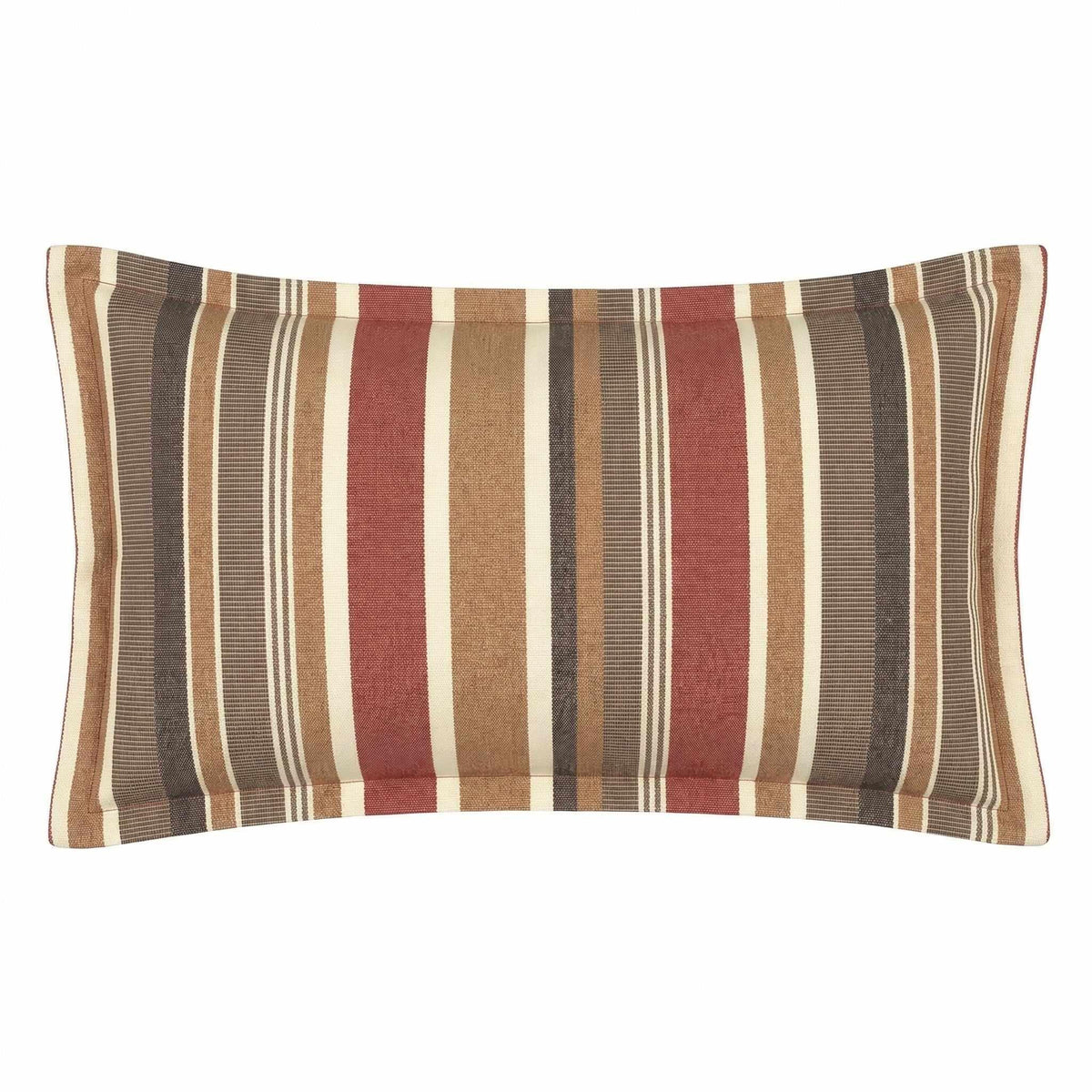 Berlin Gardens Lily Hive 9x22 flanged throw pillow in Brannon Redwood