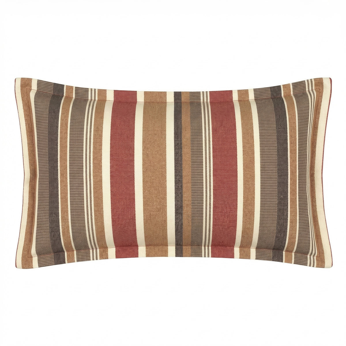 Berlin Gardens Lily Hive 9x22 flanged throw pillow in Brannon Redwood
