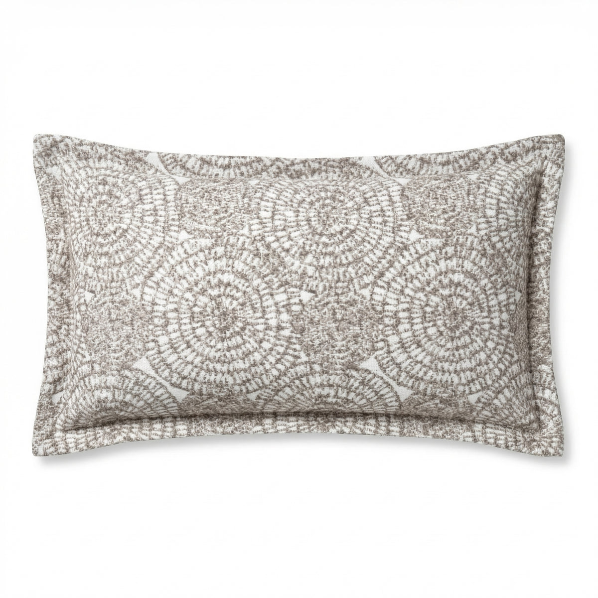 Berlin Gardens Lily Hive 9x22 flanged throw pillow in La La Land Sand