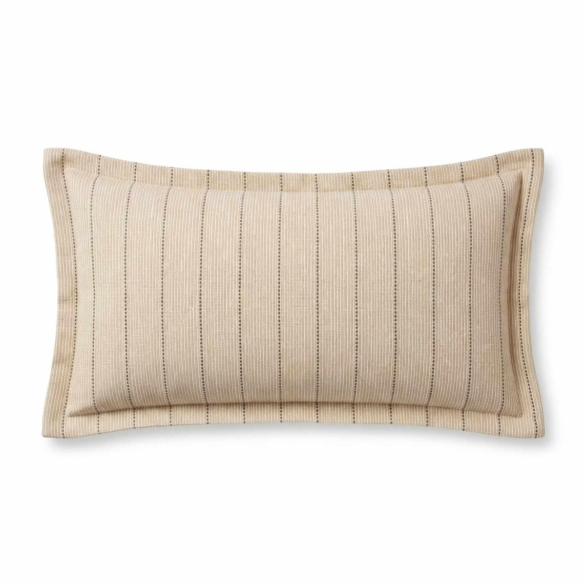 Berlin Gardens Lily Hive 9x22 flanged throw pillow in Kaia Wheat