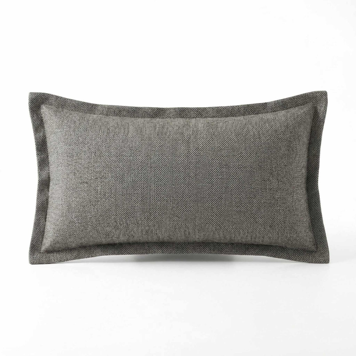 Berlin Gardens Lily Hive 9x22 flanged throw pillow in Rumba Smoke