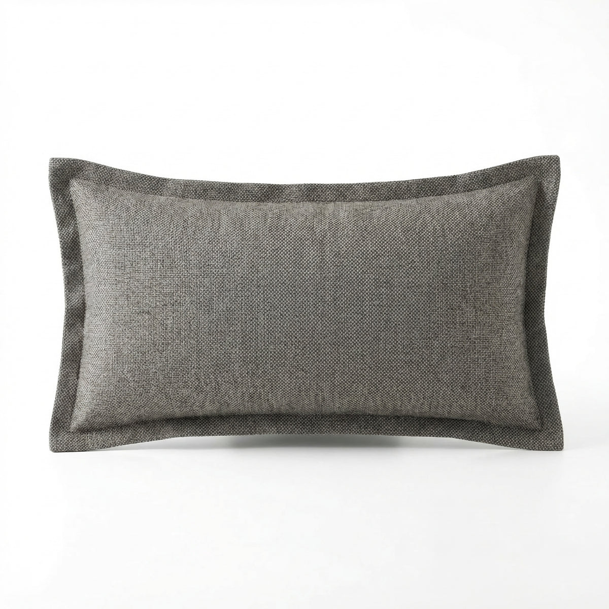 Berlin Gardens Lily Hive 9x22 flanged throw pillow in Rumba Smoke