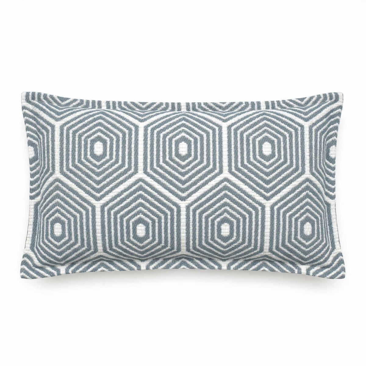 Berlin Gardens Lily Hive 9x22 flanged throw pillow in Schooner Sky