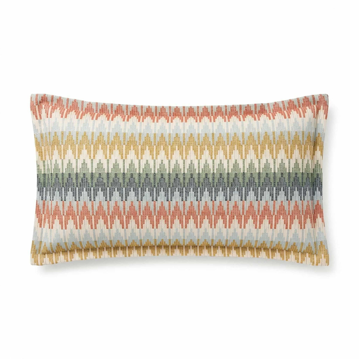 Berlin Gardens Lily Hive 9x22 flanged throw pillow in Valley Sedona