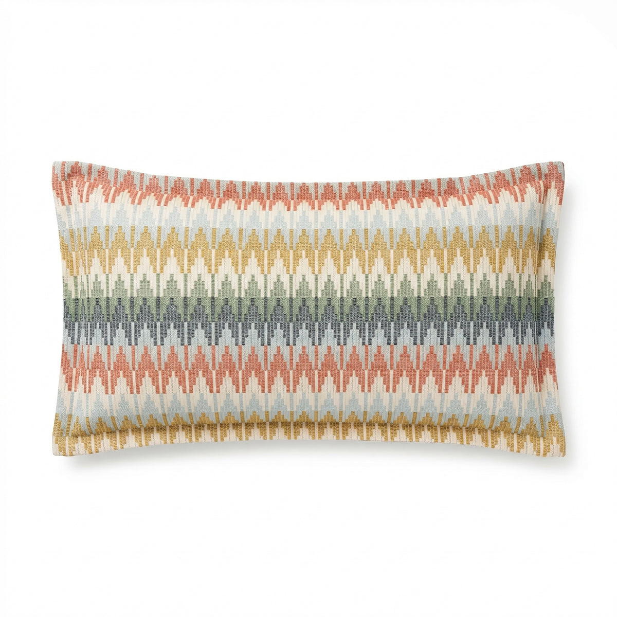 Berlin Gardens Lily Hive 9x22 flanged throw pillow in Valley Sedona
