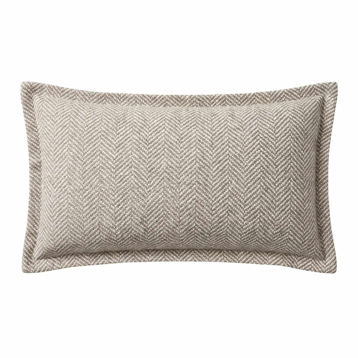 Berlin Gardens Lily Hive 9x22 flanged throw pillow in Waterpoint Stone
