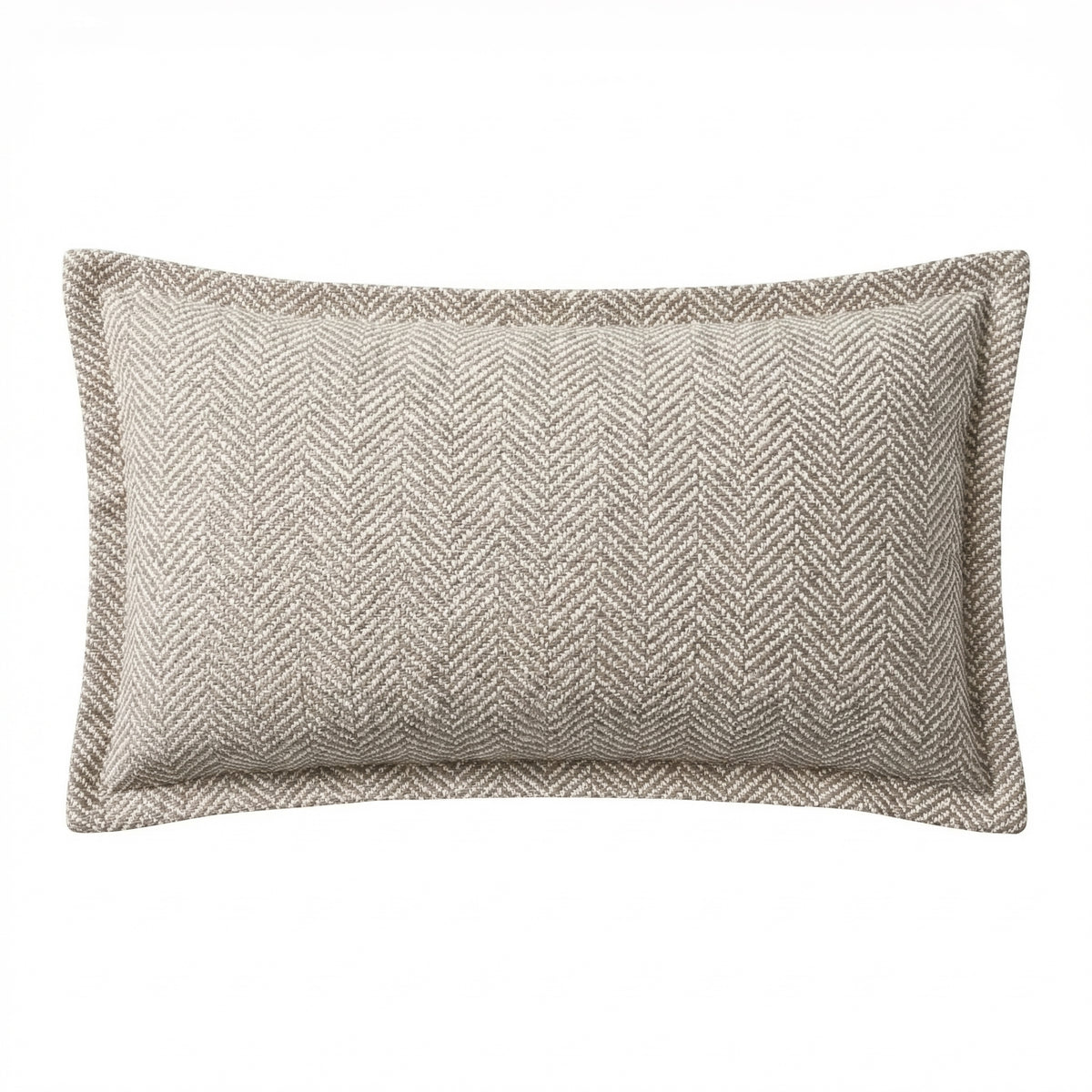 Berlin Gardens Lily Hive 9x22 flanged throw pillow in Waterpoint Stone
