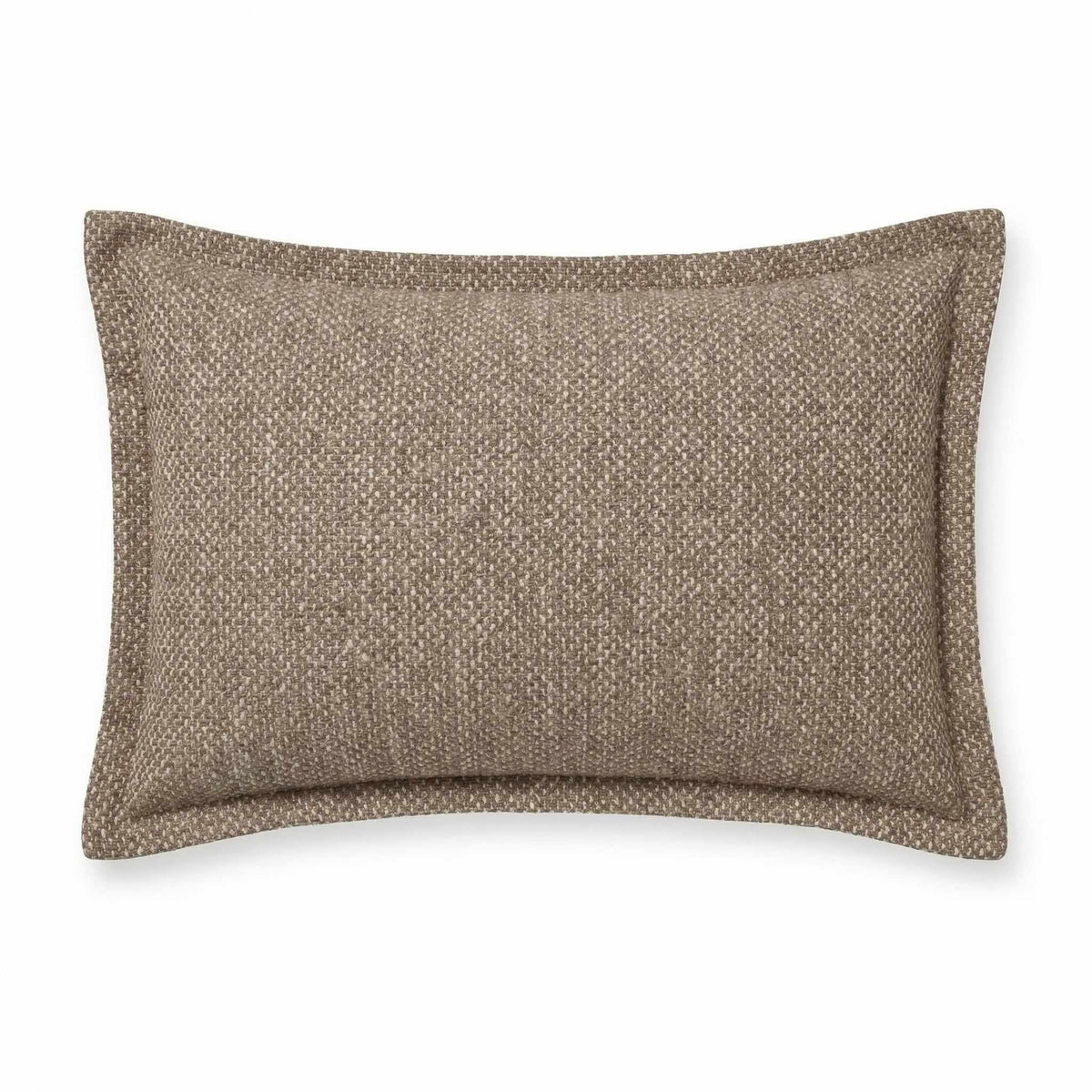 Berlin Gardens Lily Hive 13x20 flanged throw pillow in Bluepoint Cement