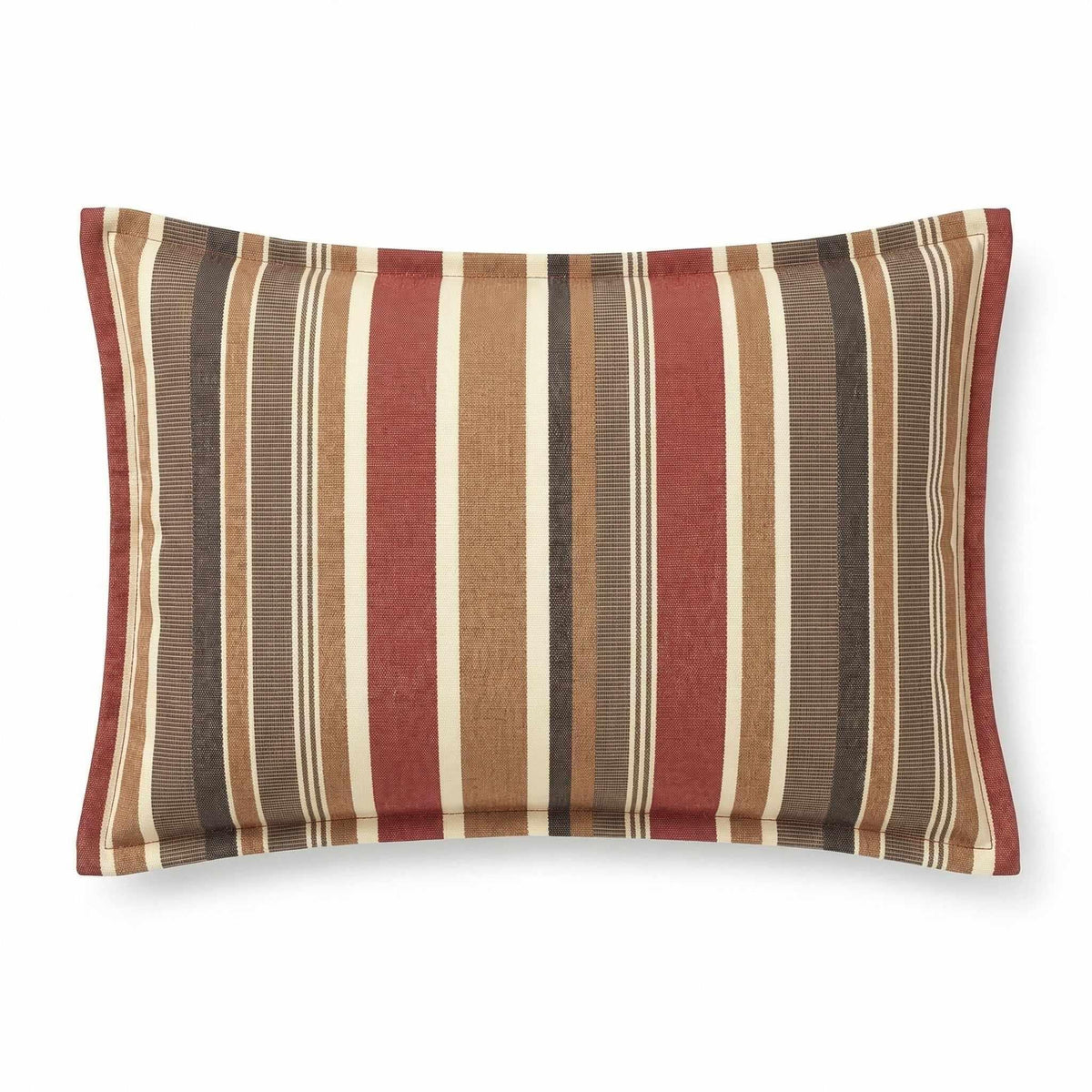 Berlin Gardens Lily Hive 13x20 flanged throw pillow in Brannon Redwood