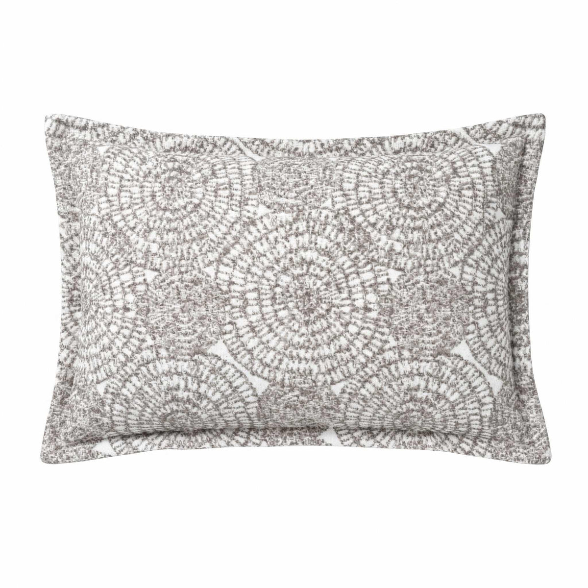 Berlin Gardens Lily Hive 13x20 flanged throw pillow in La La Land Sand