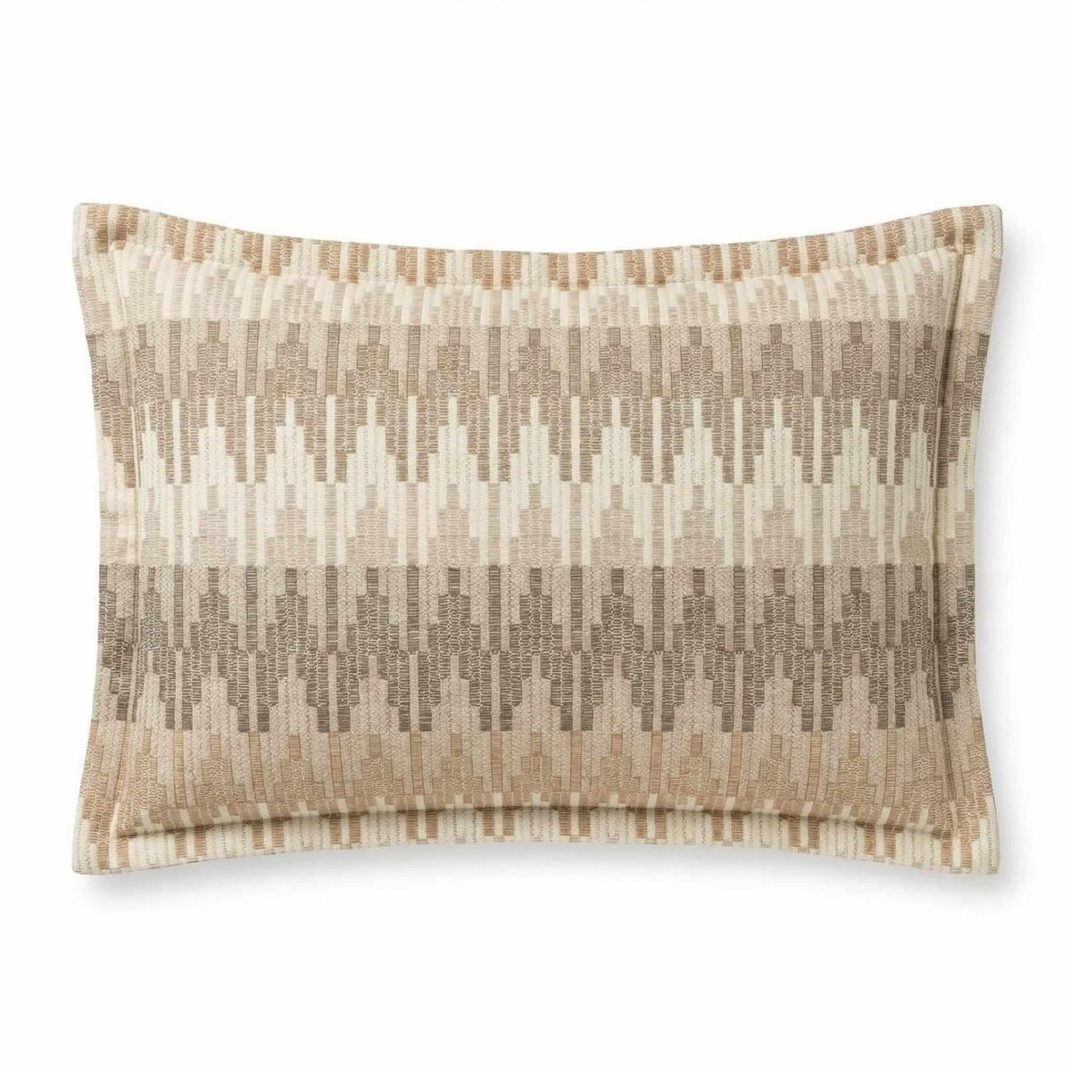 Berlin Gardens Lily Hive 13x20 flanged throw pillow in Valley Dune