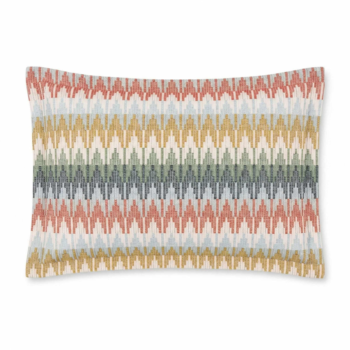 Berlin Gardens Lily Hive 13x20 flanged throw pillow in Valley Sedona