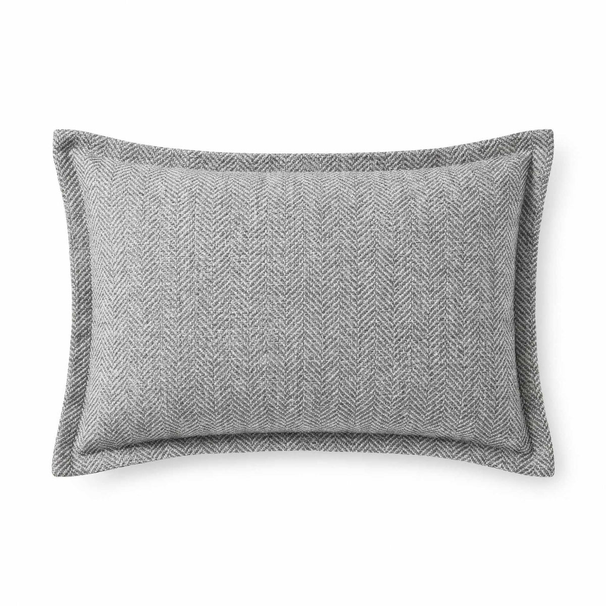 Berlin Gardens Lily Hive 13x20 flanged throw pillow in Waterpoint Marble