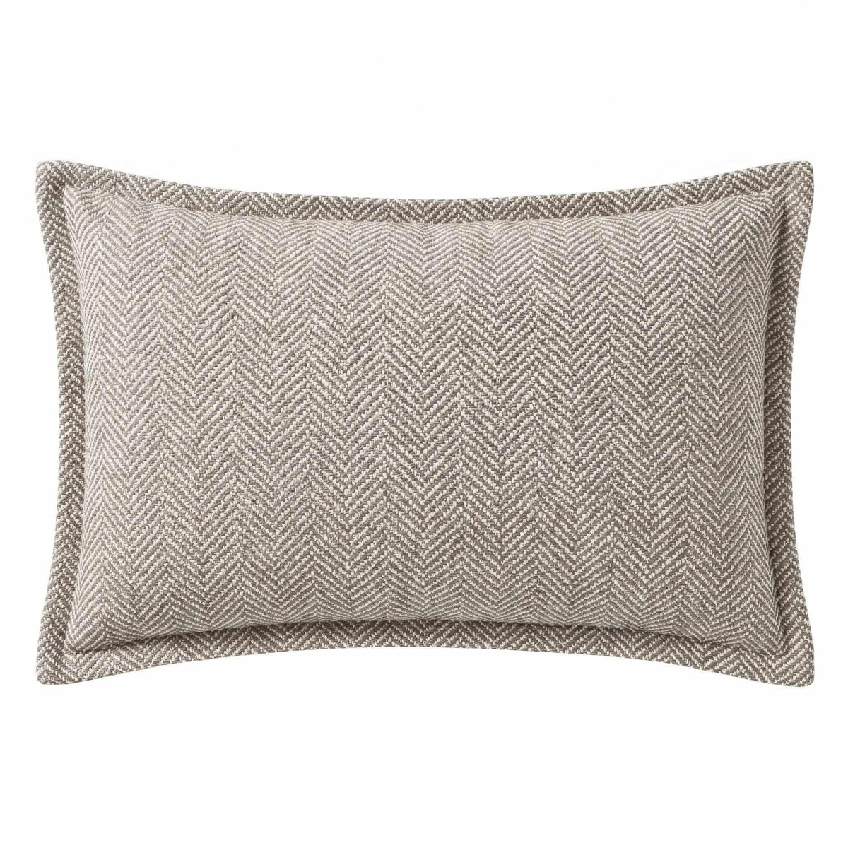 Berlin Gardens Lily Hive 13x20 flanged throw pillow in Waterpoint Stone