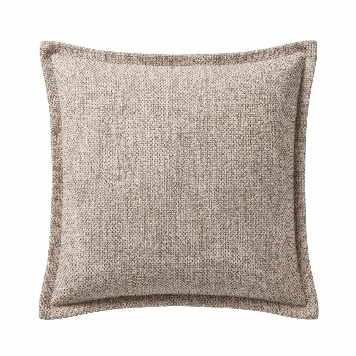 Berlin Gardens Lily Hive 20x20 flanged throw pillow in Bluepoint Flax