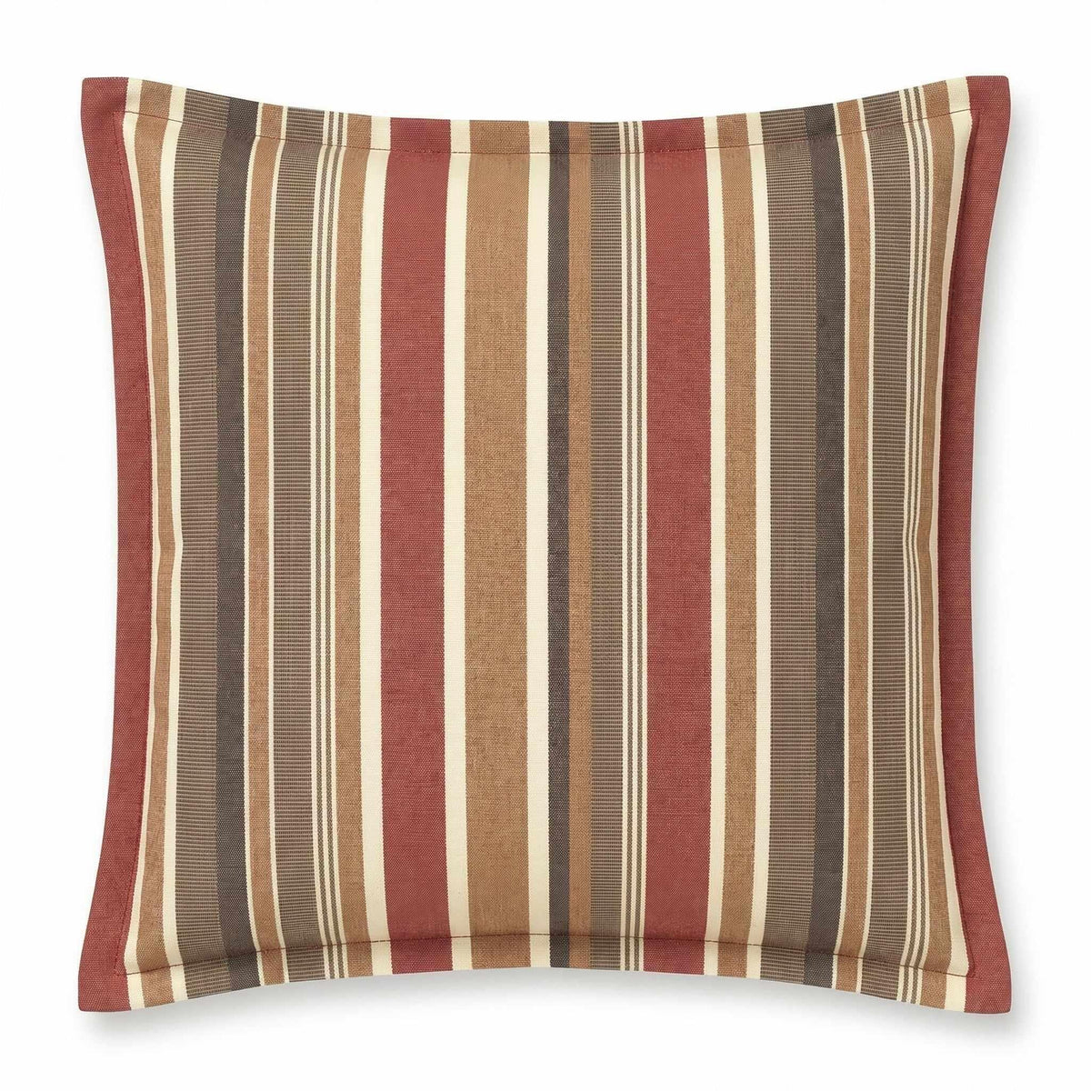 Berlin Gardens Lily Hive 20x20 flanged throw pillow in Brannon Redwood